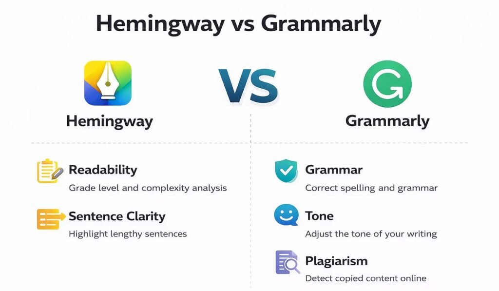 Hemingway vs Grammarly Comparison 
