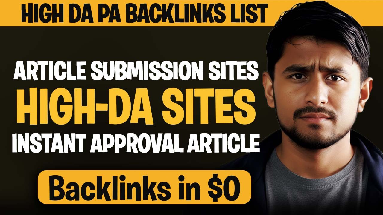 dofollow backlinks instant approval