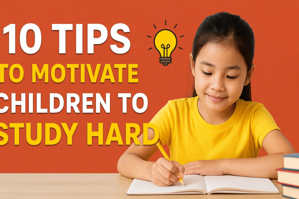 10 tips om kinderen te motiveren om hard te studeren: