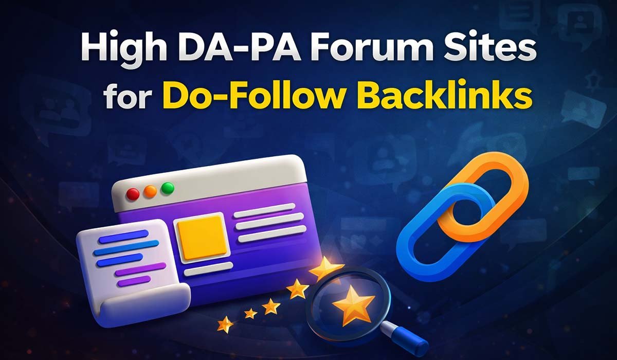 High DA PA forum sites for do follow backlinks list for SEO link building